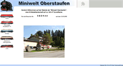 Desktop Screenshot of miniwelt-oberstaufen.de